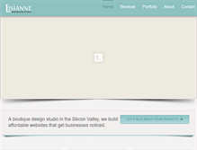 Tablet Screenshot of lisianne.com